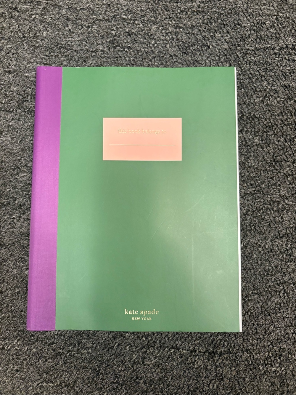 Kate Spade notebook
